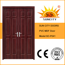 Factory Good Price Double Leafs Interior Doors (SC-P041)